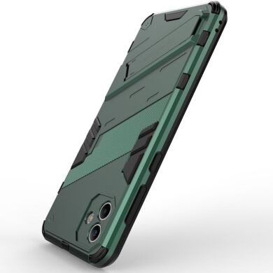 Защитный чехол Deexe Bibercas для Samsung Galaxy A04 (A045) - Green
