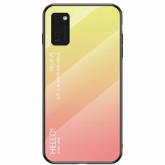 Защитный чехол Deexe Gradient Color для Samsung Galaxy A41 (A415) - Yellow / Pink