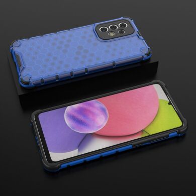 Защитный чехол Deexe Honeycomb Series для Samsung Galaxy A33 (A336) - Blue