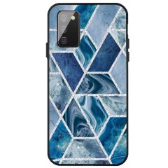 Защитный чехол Deexe Marble Series для Samsung Galaxy A02s (A025) - Blue