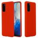 Защитный чехол Deexe Silicone Case для Samsung Galaxy S20 Plus (G985) - Red. Фото 1 из 6