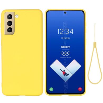 Защитный чехол Deexe Silicone Case для Samsung Galaxy S21 FE (G990) - Yellow