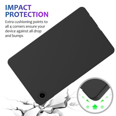 Защитный чехол Deexe Silicone Shell для Samsung Galaxy Tab A9 (X110/115) - Black