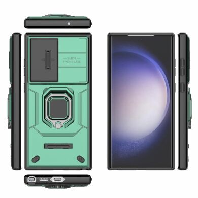 Защитный чехол Deexe Stellar Shield для Samsung Galaxy S23 Ultra (S918) - Black