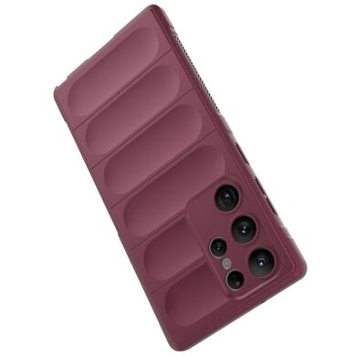Защитный чехол Deexe Terra Case для Samsung Galaxy S23 Ultra - Wine Red