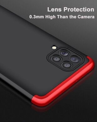 Защитный чехол GKK Double Dip Case для Samsung Galaxy A22 (A225) / Galaxy M32 (M325) - Black / Red