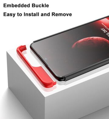 Защитный чехол GKK Double Dip Case для Samsung Galaxy A53 - Black / Silver