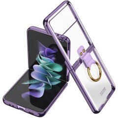 Защитный чехол GKK Elegant Case для Samsung Galaxy Flip 3 - Purple