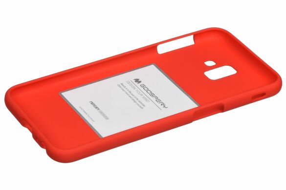 Защитный чехол MERCURY Soft Feeling для Samsung Galaxy J6+ (J610) - Red