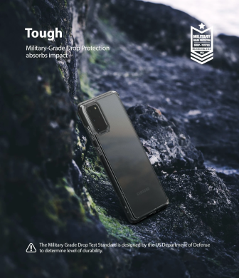 Захисний чохол RINGKE Fusion для Samsung Galaxy S20 Plus (G985) - Smoke Black