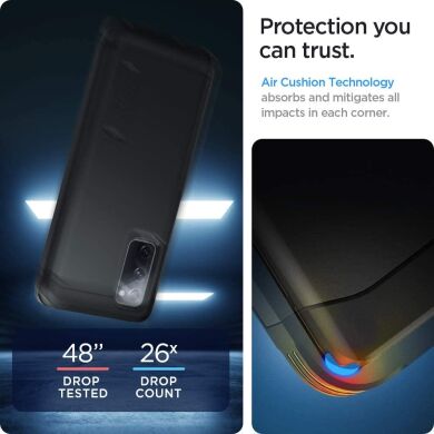 Защитный чехол Spigen (SGP) Tough Armor для Samsung Galaxy S20 FE (G780) - Black