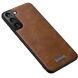 Защитный чехол SULADA Leather Case для Samsung Galaxy S22 - Brown. Фото 1 из 6
