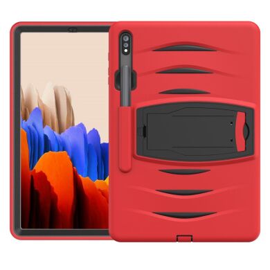 Защитный чехол UniCase Bravo Series для Samsung Galaxy Tab S7 Plus (T970/975) / S8 Plus (T800/806) - Red