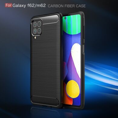 Защитный чехол UniCase Carbon для Samsung Galaxy M62 - Black