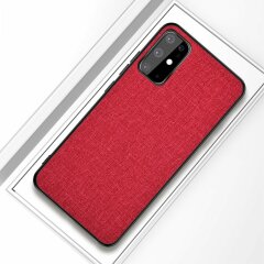 Захисний чохол UniCase Texture Style для Samsung Galaxy S20 Plus (G985) - Red