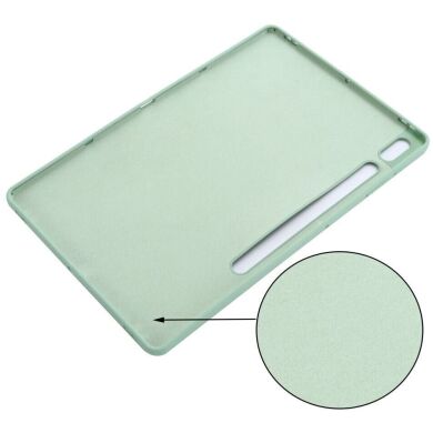 Захисний чохол Deexe Silicone Shell для Samsung Galaxy Tab S9 FE Plus (X610.616) - Green