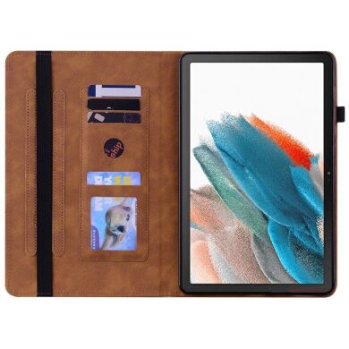 Чехол Deexe Pocket Cover для Samsung Galaxy Tab A9 Plus (X210/216) - Brown
