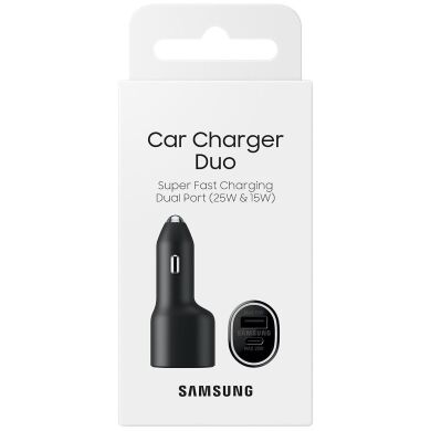 Автомобильное зарядное устройство Samsung 40W Car Charger (w/o Cable) EP-L4020NBEGRU - Black