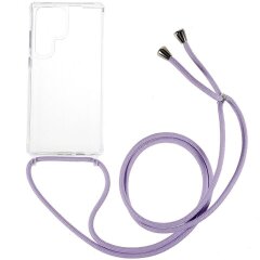 Силиконовый (TPU) чехол UniCase Carrying AirBag для Samsung Galaxy S23 Ultra (S918) - Purple