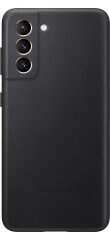 Чехол Leather Cover для Samsung Galaxy S21 (G991) EF-VG991LBEGRU - Black