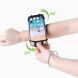 Чехол на руку Deexe Silicone Wristband для смартфонов шириной до 77мм - Black. Фото 8 из 10