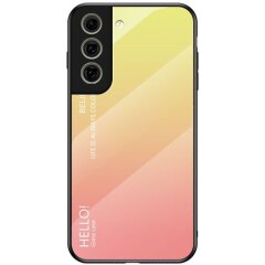 Защитный чехол Deexe Gradient Color для Samsung Galaxy S21 FE (G990) - Yellow / Pink