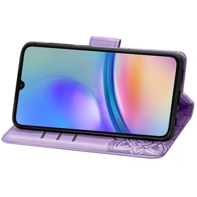 Чехол UniCase Butterfly Pattern для Samsung Galaxy A05s (A057) - Light Purple