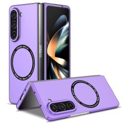Пластиковий чохол Deexe Magnetic Shell для Samsung Galaxy Fold 5 - Purple