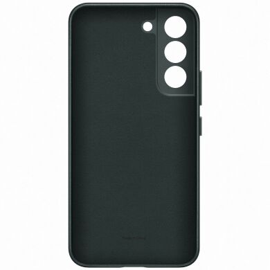 Чехол Leather Cover для Samsung Galaxy S22 (S901) EF-VS901LGEGRU - Forest Green