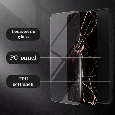 Защитный чехол Deexe Gradient Pattern для Samsung Galaxy S24 Plus - Black