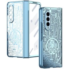 Защитный чехол UniCase Mechanical Legend для Samsung Galaxy Fold 4 - Blue