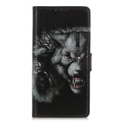 Чохол Deexe Life Style Wallet для Samsung Galaxy A10s (A107), Wolf Printing Magnetic Leather