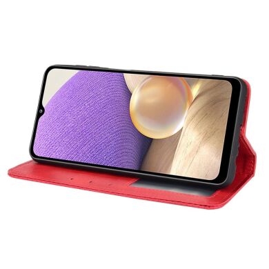 Чехол Deexe Retro Wallet для Samsung Galaxy A13 5G (A136) / A04s (A047) - Red