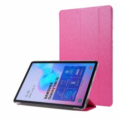 Чохол Deexe Silk Texture для Samsung Galaxy Tab S6 10.5 (T860/865) - Rose