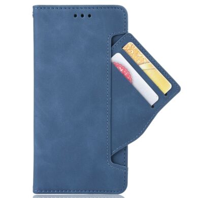 Чехол Deexe Wallet Stand для Samsung Galaxy A03 Core (A032) - Blue