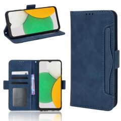 Чехол Deexe Wallet Stand для Samsung Galaxy A03 Core (A032) - Blue