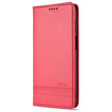 Чехол-книжка AZNS Classic Series для Samsung Galaxy A12 (A125) / A12 Nacho (A127) / M12 (M127) - Red