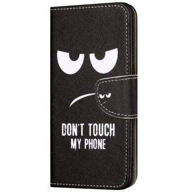 Чехол-книжка Deexe Color Wallet для Samsung Galaxy A14 (А145) - Don't Touch My Phone