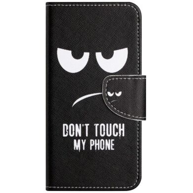 Чехол-книжка Deexe Color Wallet для Samsung Galaxy A14 (А145) - Don't Touch My Phone