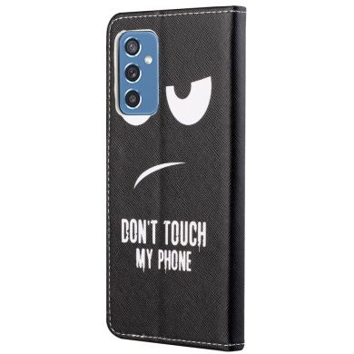 Чехол-книжка Deexe Color Wallet для Samsung Galaxy M52 (M526) - Don't Touch My Phone