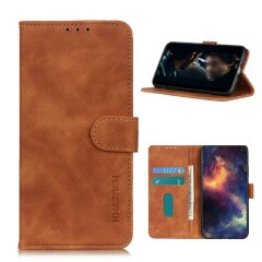 Чехол-книжка KHAZNEH Retro Wallet для Samsung Galaxy S20 FE (G780) - Brown