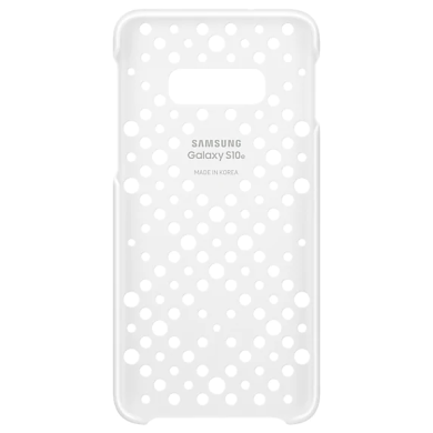 Чехол Pattern Cover для Samsung Galaxy S10e (G970) EF-XG970CWEGRU - White&Yellow