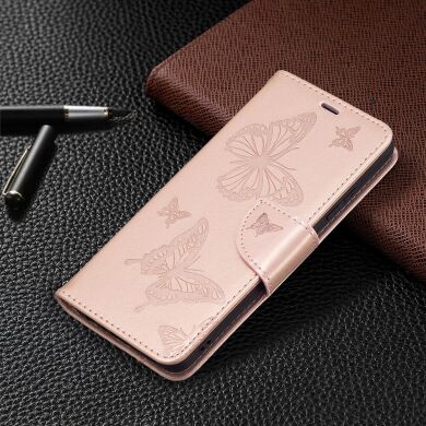 Чехол UniCase Butterfly Pattern для Samsung Galaxy A32 (А325) - Rose Gold