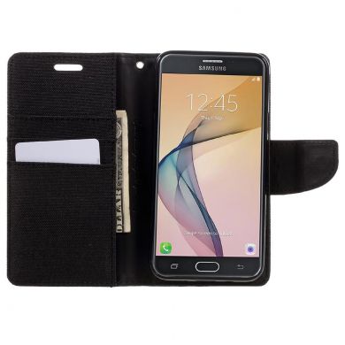 Чехол MERCURY Canvas Diary для Samsung Galaxy J5 Prime - Black