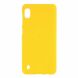 Пластиковый чехол Deexe Hard Shell для Samsung Galaxy A10 (A105) - Yellow. Фото 1 из 3