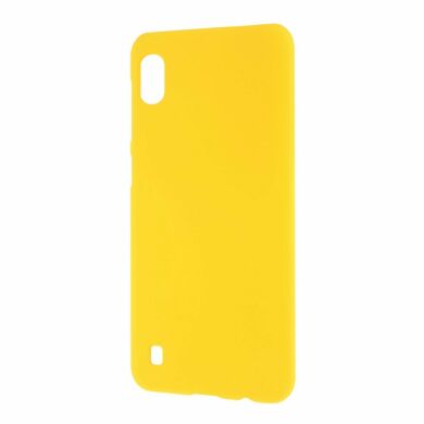 Пластиковый чехол Deexe Hard Shell для Samsung Galaxy A10 (A105) - Yellow