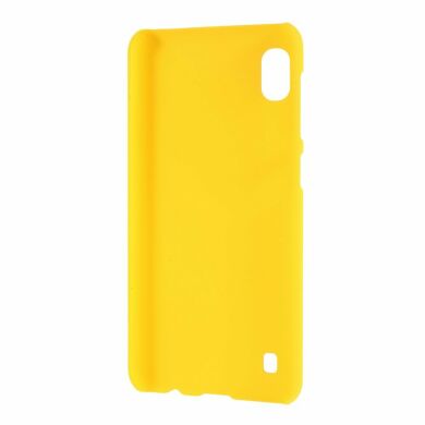 Пластиковый чехол Deexe Hard Shell для Samsung Galaxy A10 (A105) - Yellow