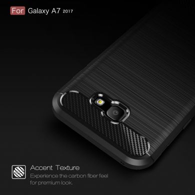 Захисний чохол UniCase Carbon для Samsung Galaxy A7 2017 (A720), Бірюзовий