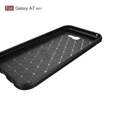 Защитный чехол UniCase Carbon для Samsung Galaxy A7 2017 (A720) - Red