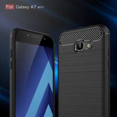 Защитный чехол UniCase Carbon для Samsung Galaxy A7 2017 (A720) - Black
